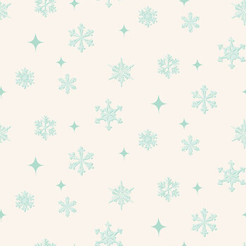 Home for the Holidays A-10847-L Flurries Ice by Andover Fabrics