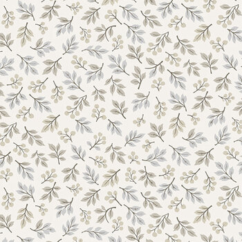 Night Blooms 108" Wide AW-10932-L Night Blooms Dove by Nancy Rink for Andover Fabrics