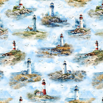 Tides & Tradewinds Y5901-484 Seaside by Hoffman Fabrics