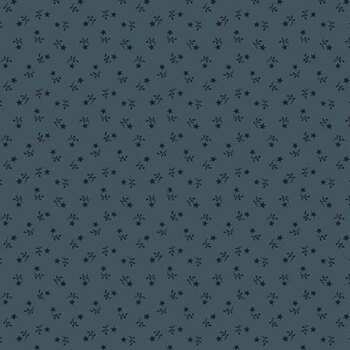 America the Beautiful R332395D Star and Leaf Blue by Judie Rothermel for Marcus Fabrics