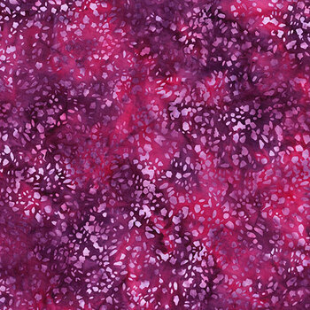 Bali Batiks - Bloom & Flutter MR68-405 Wild Berry by McKenna Ryan for Hoffman Fabrics