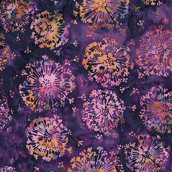 Bali Batiks - Bloom & Flutter MR69-423 Marsala by McKenna Ryan for Hoffman Fabrics