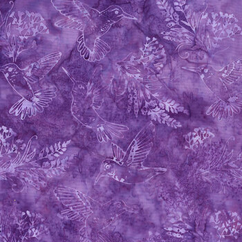 Bali Batiks - Bloom & Flutter MR64-437 Pansy by McKenna Ryan for Hoffman Fabrics