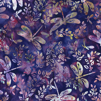 Bali Batiks - Bloom & Flutter MR66-235 Agate by McKenna Ryan for Hoffman Fabrics