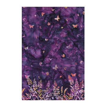 Bali Batiks - Bloom & Flutter MR73-423 Marsala by McKenna Ryan for Hoffman Fabrics