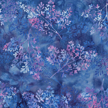 Bali Batiks - Bloom & Flutter MR70-276 Sea Urchin by McKenna Ryan for Hoffman Fabrics