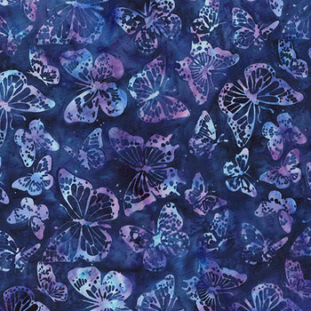 Bali Batiks - Bloom & Flutter MR71-222 Hydrangea by McKenna Ryan for Hoffman Fabrics