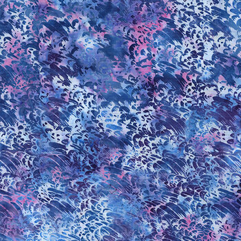 Bali Batiks - Bloom & Flutter MR65-276 Sea Urchin by McKenna Ryan for Hoffman Fabrics
