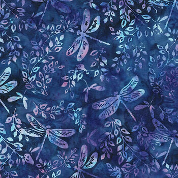 Bali Batiks - Bloom & Flutter MR66-222 Hydrangea by McKenna Ryan for Hoffman Fabrics