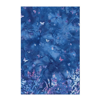 Bali Batiks - Bloom & Flutter MR73-276 Sea Urchin by McKenna Ryan for Hoffman Fabrics