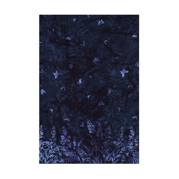 Bali Batiks - Bloom & Flutter MR73-85 Blackberry by McKenna Ryan for Hoffman Fabrics