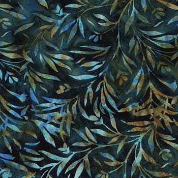 Bali Batiks - Lagoon Flow Y2726-503 Lagoon by Hoffman Fabrics