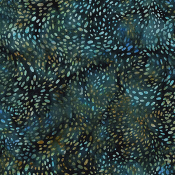 Bali Batiks - Lagoon Flow Y2722-503 Lagoon by Hoffman Fabrics