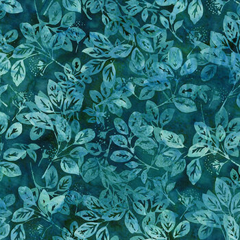 Bali Batiks - Lagoon Flow Y2725-61 Turquoise by Hoffman Fabrics