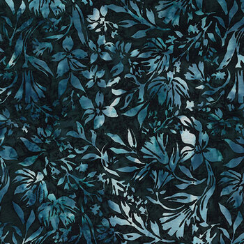 Bali Batiks - Lagoon Flow Y2728-216 Black Jade by Hoffman Fabrics