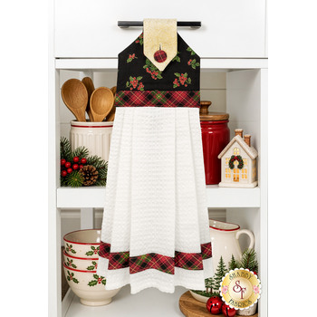  Hanging Towel Precut Kit - Merry Christmas 2026 - Black