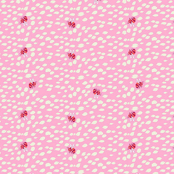 Down to Earth PWTP297.AFTERGLOW Do Re Bee Afterglow by Tula Pink for FreeSpirit Fabrics