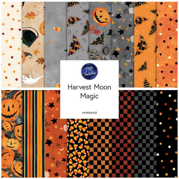 Harvest Moon Magic  Yardage by Bernadette Deming for P&B Textiles