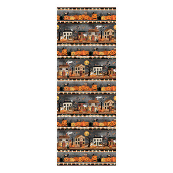 Harvest Moon Magic HMMA-6766 BLKORNG by Bernadette Deming for P&B Textiles