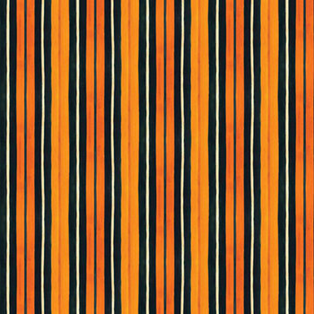 Harvest Moon Magic HMMA-6775 ORNGBLK by Bernadette Deming for P&B Textiles