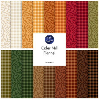Cider Mill Flannel  Yardage by Michael Zindell for P&B Textiles