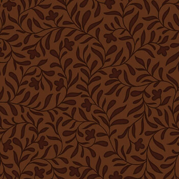 Cider Mill Flannel CMFL 6757 CHOCOLATE by Michael Zindell for P&B Textiles
