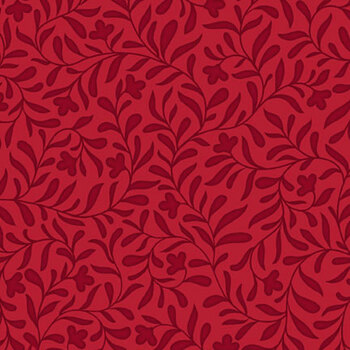 Cider Mill Flannel CMFL 6757 CRANBERRY by Michael Zindell for P&B Textiles