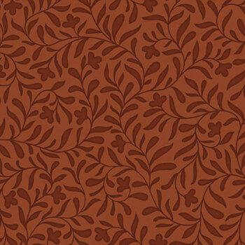 Cider Mill Flannel CMFL 6757 RUST by Michael Zindell for P&B Textiles