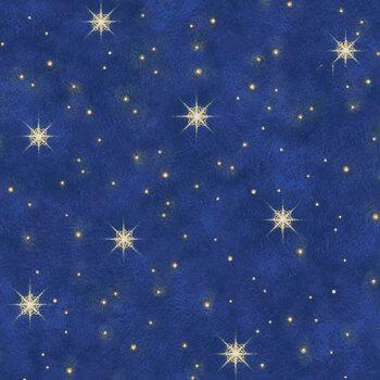 Holy Night HNIG 6761 BLUE by Liz Goodrick-Dillon for P&B Textiles