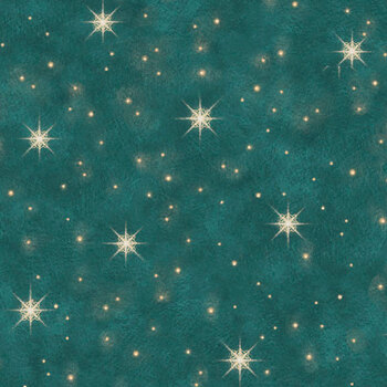 Holy Night HNIG 6761 DARKTEAL by Liz Goodrick-Dillon for P&B Textiles