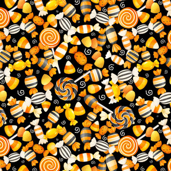 Moonlight Cruisin' 3311G-39 Multi Tossed Candy by Shelly Comiskey for Henry Glass Fabrics