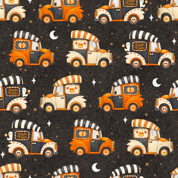 Moonlight Cruisin' 3314G-39 Multi Cruisin' Cars by Shelly Comiskey for Henry Glass Fabrics