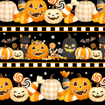 Moonlight Cruisin' 3316G-39 Multi Novelty Stripe by Shelly Comiskey for Henry Glass Fabrics