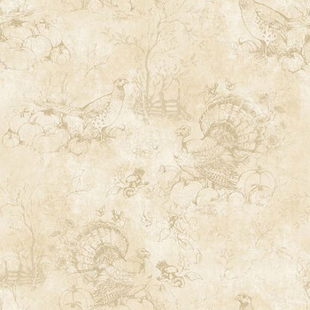 Harvest Haven 3023-39951-112 Harvest Toile Cream by Susan Winget for Wilmington Prints