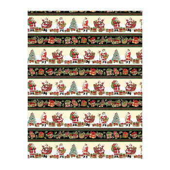 Jolly Days 3023-39954-293 Repeating Stripe Multi by Susan Winget for Wilmington Prints