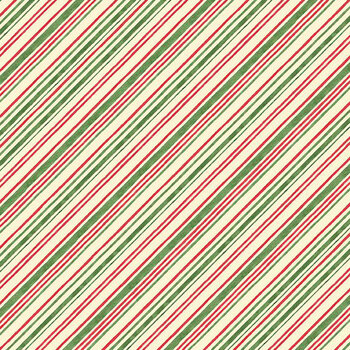 Jolly Days 3023-39961-273 Stripes Cream by Susan Winget for Wilmington Prints