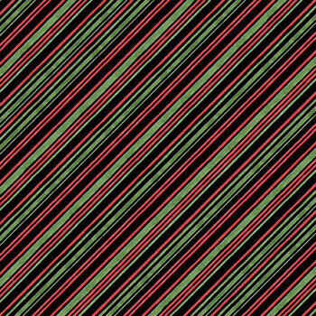 Jolly Days 3023-39961-973 Stripes Black by Susan Winget for Wilmington Prints