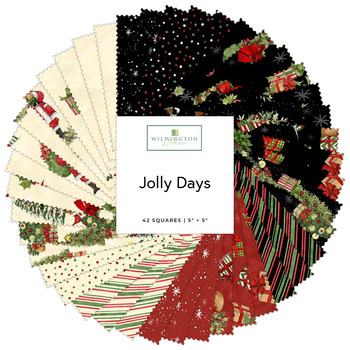 Jolly Days  5 Karat Crystals Susan Winget for Wilmington Prints