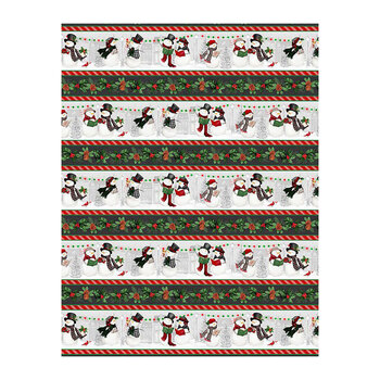 Snowy Serenades 3017-27780-197 Repeating Stripe Multi by Danielle Leone for Wilmington Prints