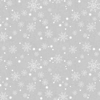 Snowy Serenades 3017-27785-191 Snowflakes Gray by Danielle Leone for Wilmington Prints