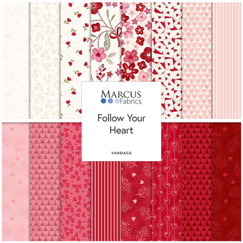 Follow Your Heart  Yardage by Lamb Farm Designs for Marcus Fabrics