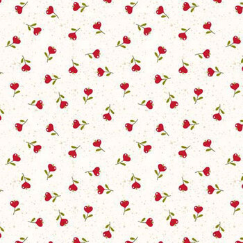 Follow Your Heart R792370D Multi Tossed Bud by Lamb Farm Designs for Marcus Fabrics