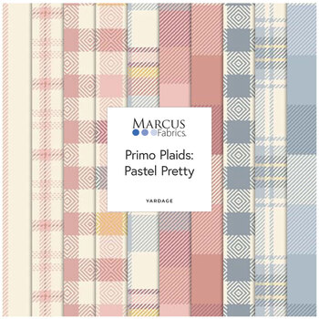Primo Plaids Flannel Pastel Pretty  Yardage by Marcus Fabrics