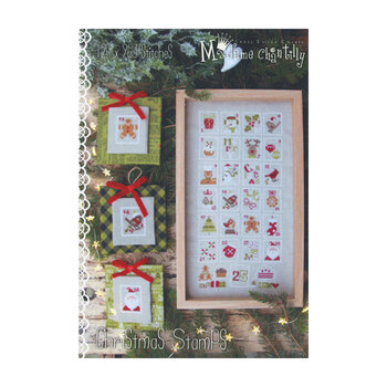 Christmas Stamps Cross Stitch Pattern by Madame Chantilly