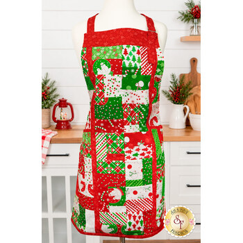  Charm Squares Apron Kit - Snow Time