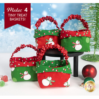  Tiny Treat Baskets Kit - Makes 4 - Snow Time