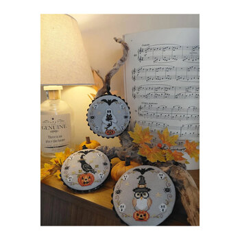 Decorative Halloween Trio Cross Stitch Pattern by Serenità di Campagna