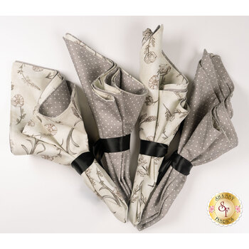  Cloth Napkins Kit - Makes 4 - Botanical Sketchbook