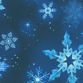 Crystal Cascade 108" Wide 2622-77 by City Art Studio for Henry Glass Fabrics