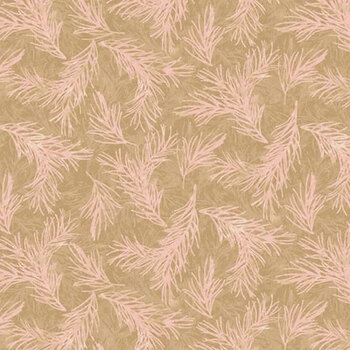 Holiday Blush R022432D Pine Tan by Monika Zhu for Marcus Fabrics